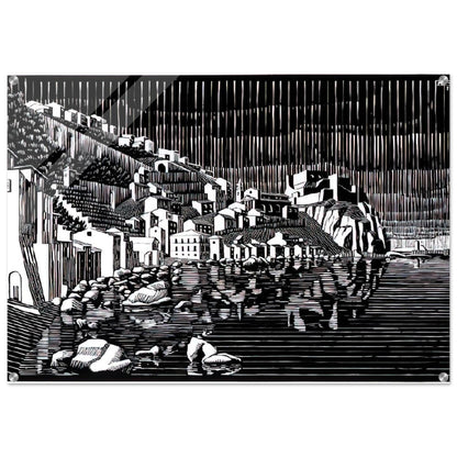 SCILLA CALABRIA FEBRUARY 1931 1931 - MC Escher Acrylic Print - 70x100 cm / 28x40″ inches | Maurits Cornelis Escher Prints