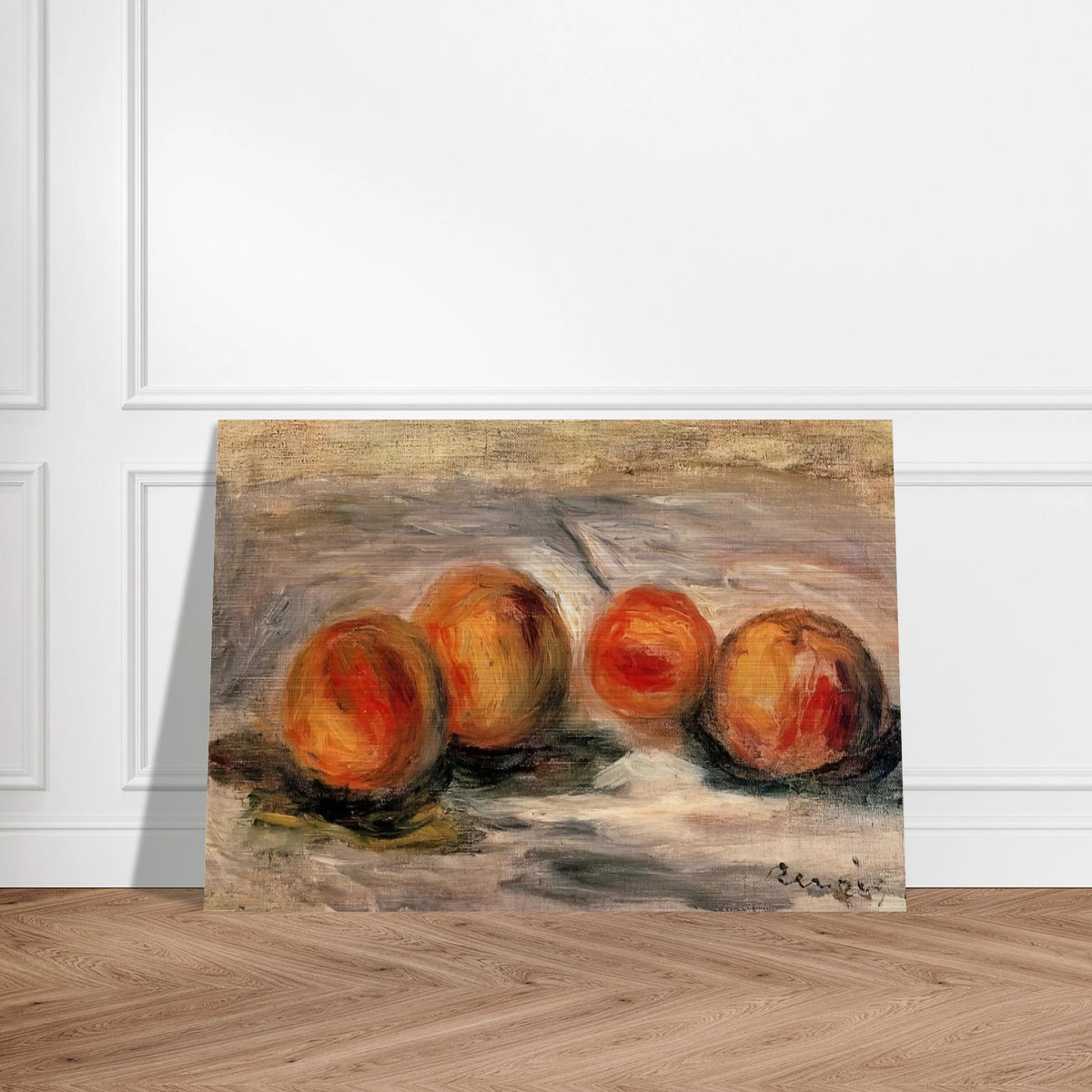 Peaches - Pierre-Auguste Renoir Brushed Aluminum Print - 70x100 cm / 28x40 inches | Pierre-Auguste Renoir Aluminum Print | Pierre-Auguste Renoir Prints