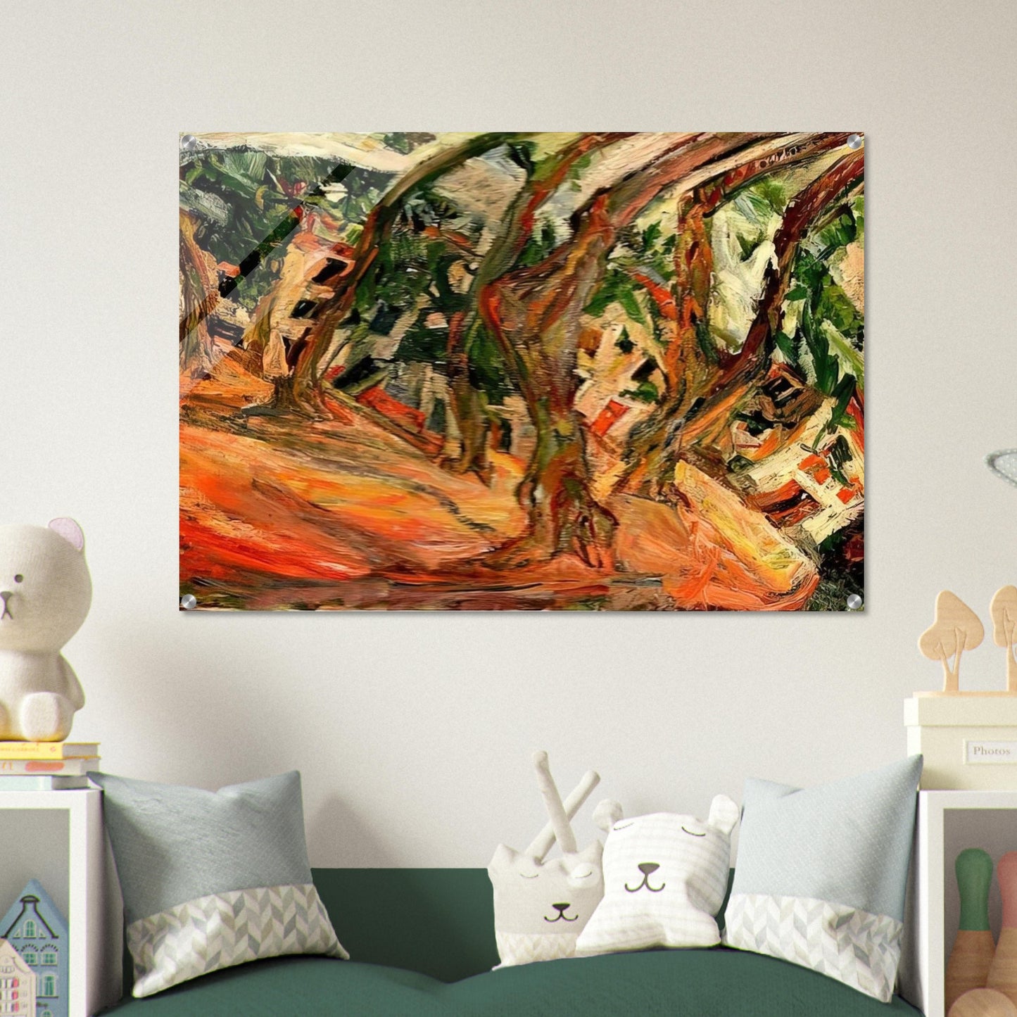 PLANE TREES AT CERET 1920 - Chaim Soutine Acrylic Print - 70x100 cm / 28x40″ inches