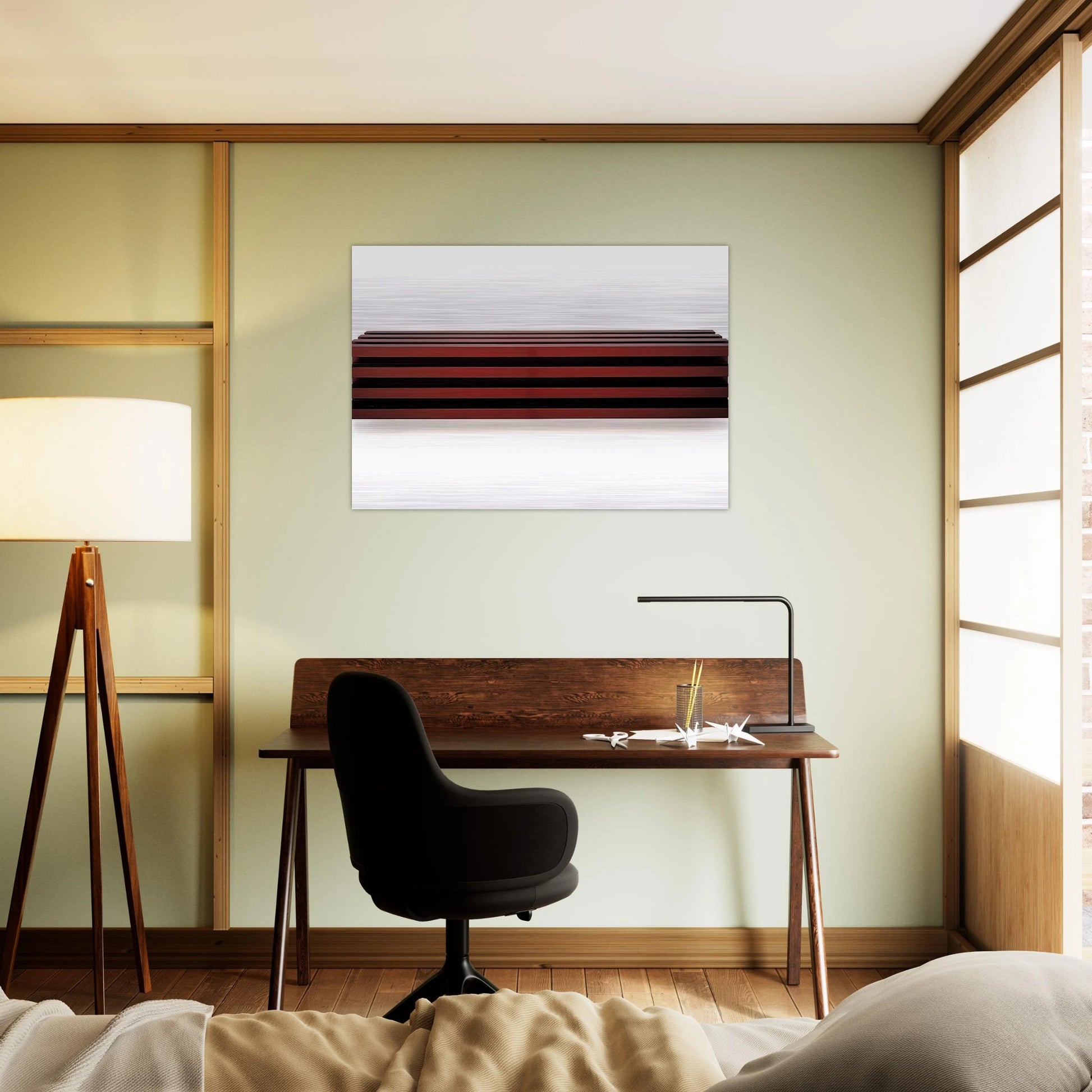 Untitled Aluminum - 1991 - Donald Judd Brushed Aluminum Print - 70x100 cm / 28x40 inches | Donald Judd Aluminum Print | Donald Judd Prints