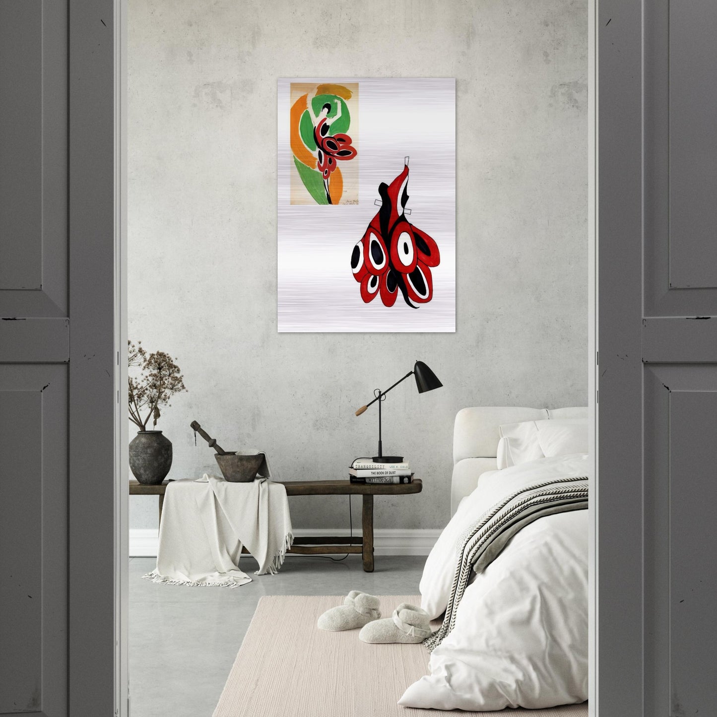 FASHION ILLUSTRATION 6 - Sonia Delaunay Brushed Aluminum Print - 70x100 cm / 28x40 inches | Sonia Delaunay Aluminum Print | Sonia Delaunay Prints