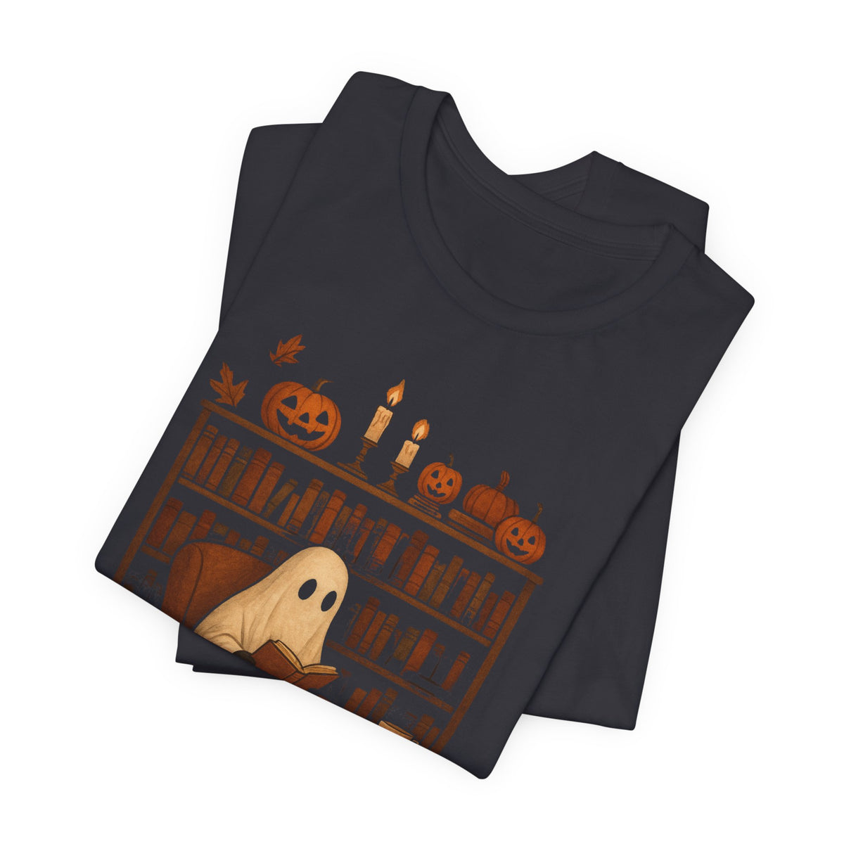 Vintage-Geisterbibliothek für Bücherliebhaber – Gruselig und stimmungsvoll für Halloween