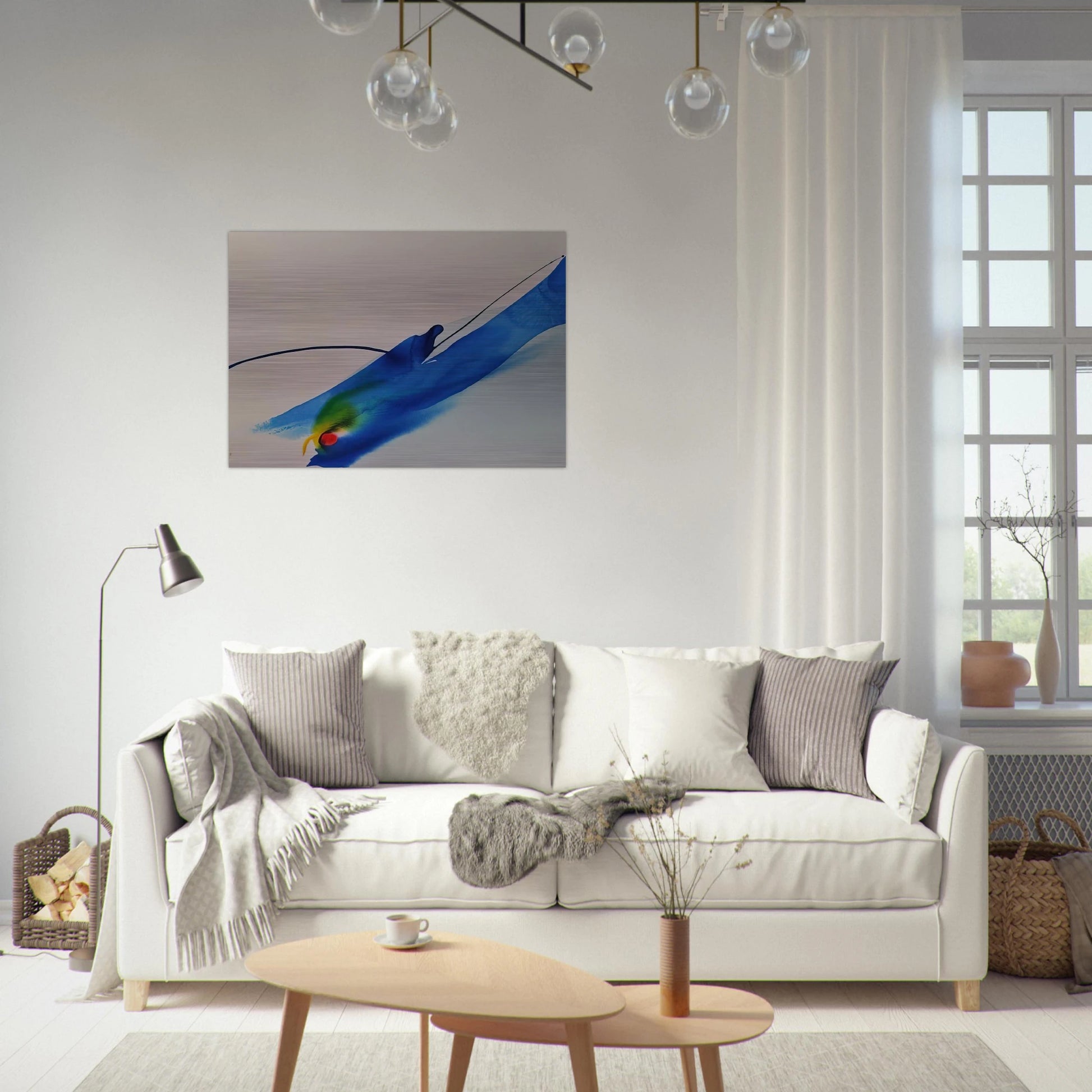 Phenomena Calling - Paul Jenkins Brushed Aluminum Print - 70x100 cm / 28x40 inches | Paul Jenkins Aluminum Print | Paul Jenkins Prints