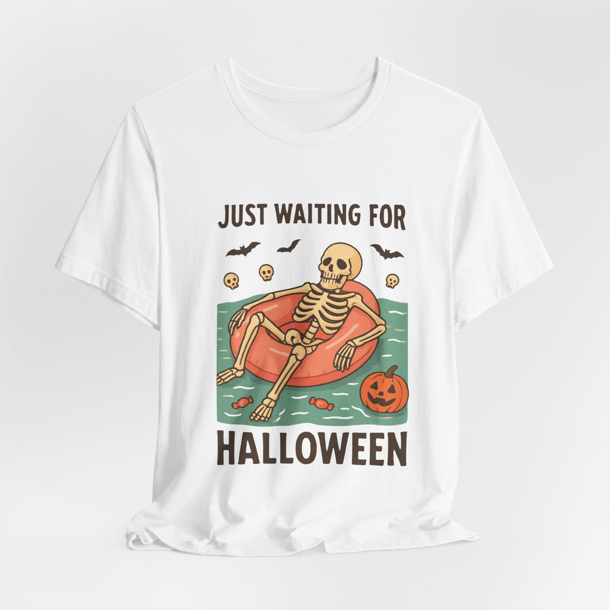 Gruseliges Sommerskelett wartet nur noch auf Halloween