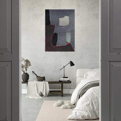 Composition - 1950 - Nicolas de Stael Brushed Aluminum Print - 70x100 cm / 28x40 inches | Nicolas de Stael Aluminum Print | Nicolas de Stael Prints