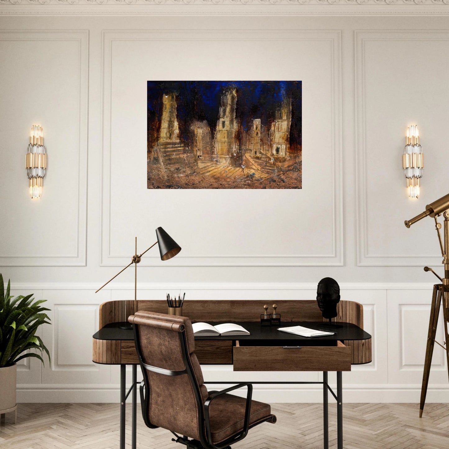 WALHALLA 2016 - Anselm Kiefer Brushed Aluminum Print - 70x100 cm / 28x40 inches | Anselm Kiefer Aluminum Print | Anselm Kiefer Prints