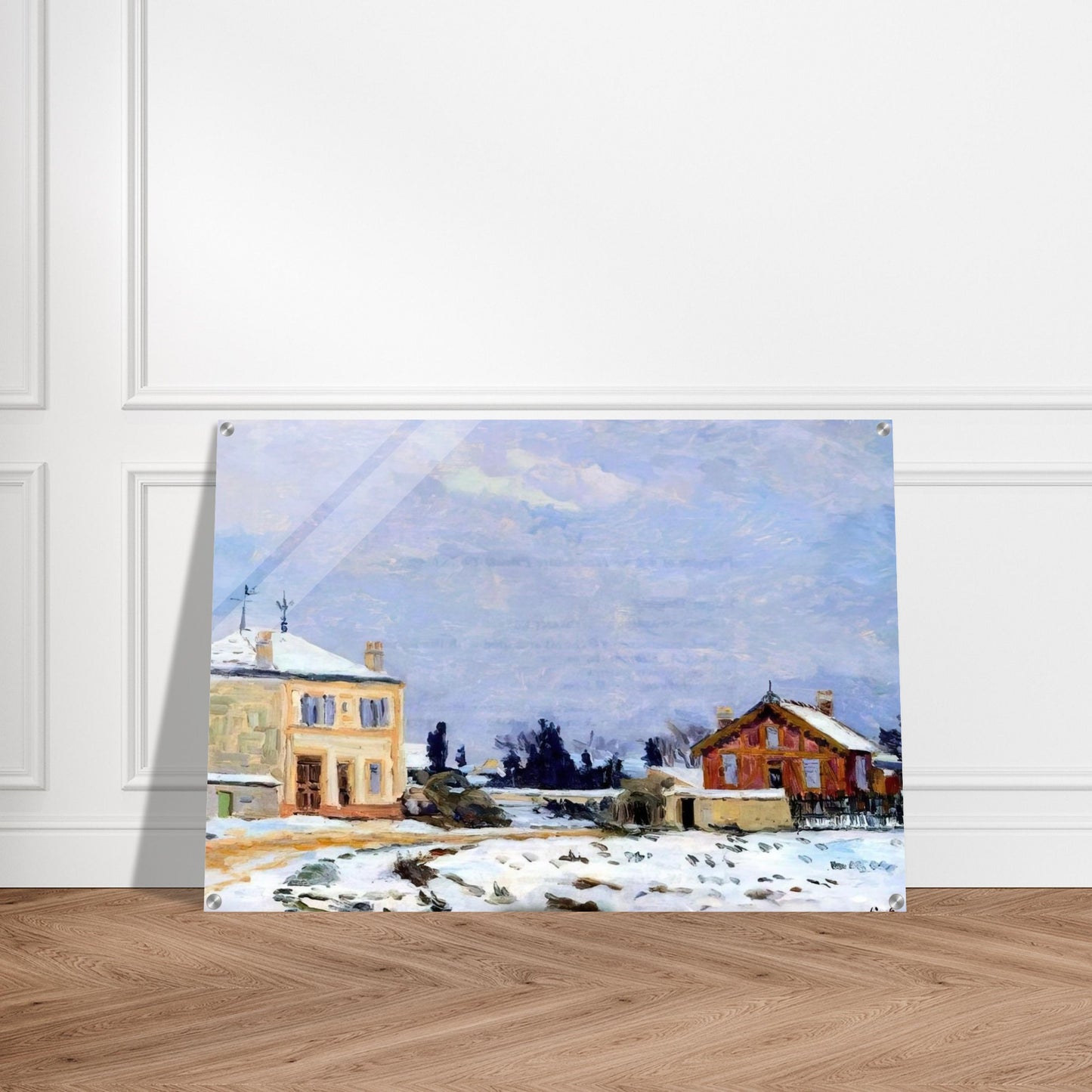 Neige - 1876 - Armand Guillaumin Acrylic Print - 70x100 cm / 28x40″ inches