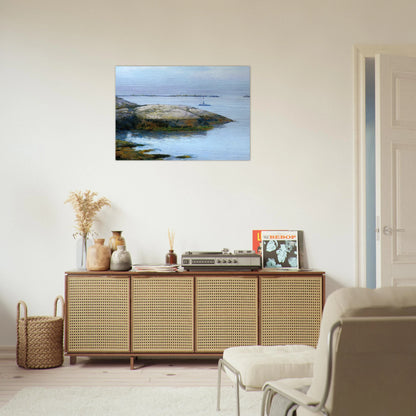 Isles of Shoals, Appledore - Childe Hassam Brushed Aluminum Print - 70x100 cm / 28x40 inches | Childe Hassam Aluminum Print | Childe Hassam Prints
