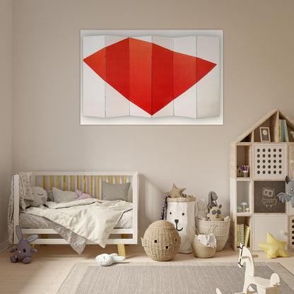 Correspondence Red-White, side B - 1966 - Leon Polk Smith Art Prints - 100x150 cm / 40x60″ inches | Leon Polk Smith Poster | Leon Polk Smith Prints