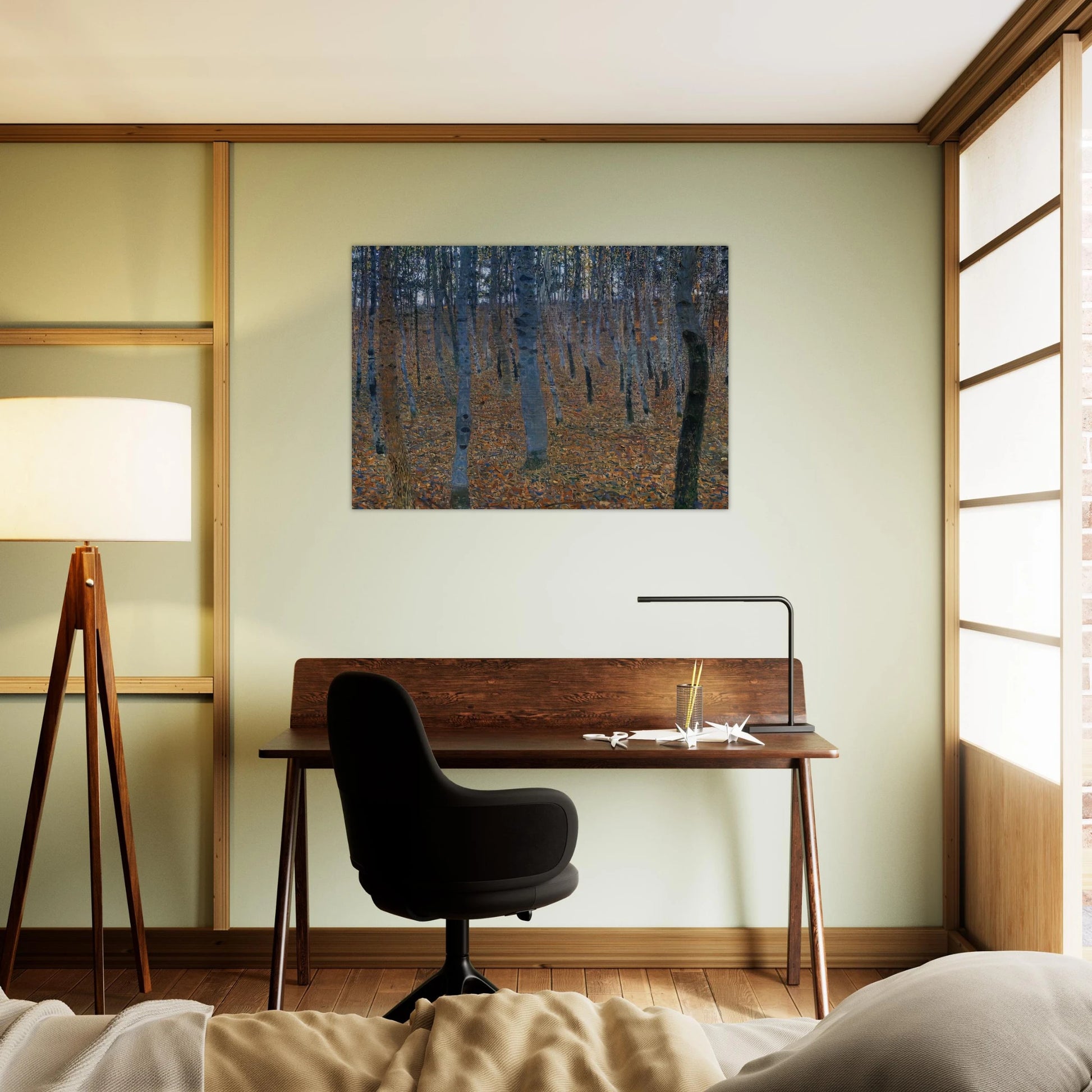 BEECH GROVE I - Gustav Klimt Brushed Aluminum Print - 70x100 cm / 28x40 inches | Gustav Klimt Aluminum Print | Gustav Klimt Prints