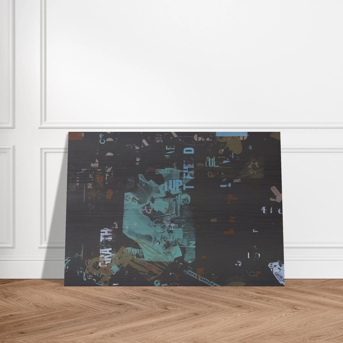 Not Wanting to Say Anything About Marcel Detail - 1969 - John Cage Brushed Aluminum Print - 70x100 cm / 28x40 inches | John Cage Aluminum Print | John Cage Prints