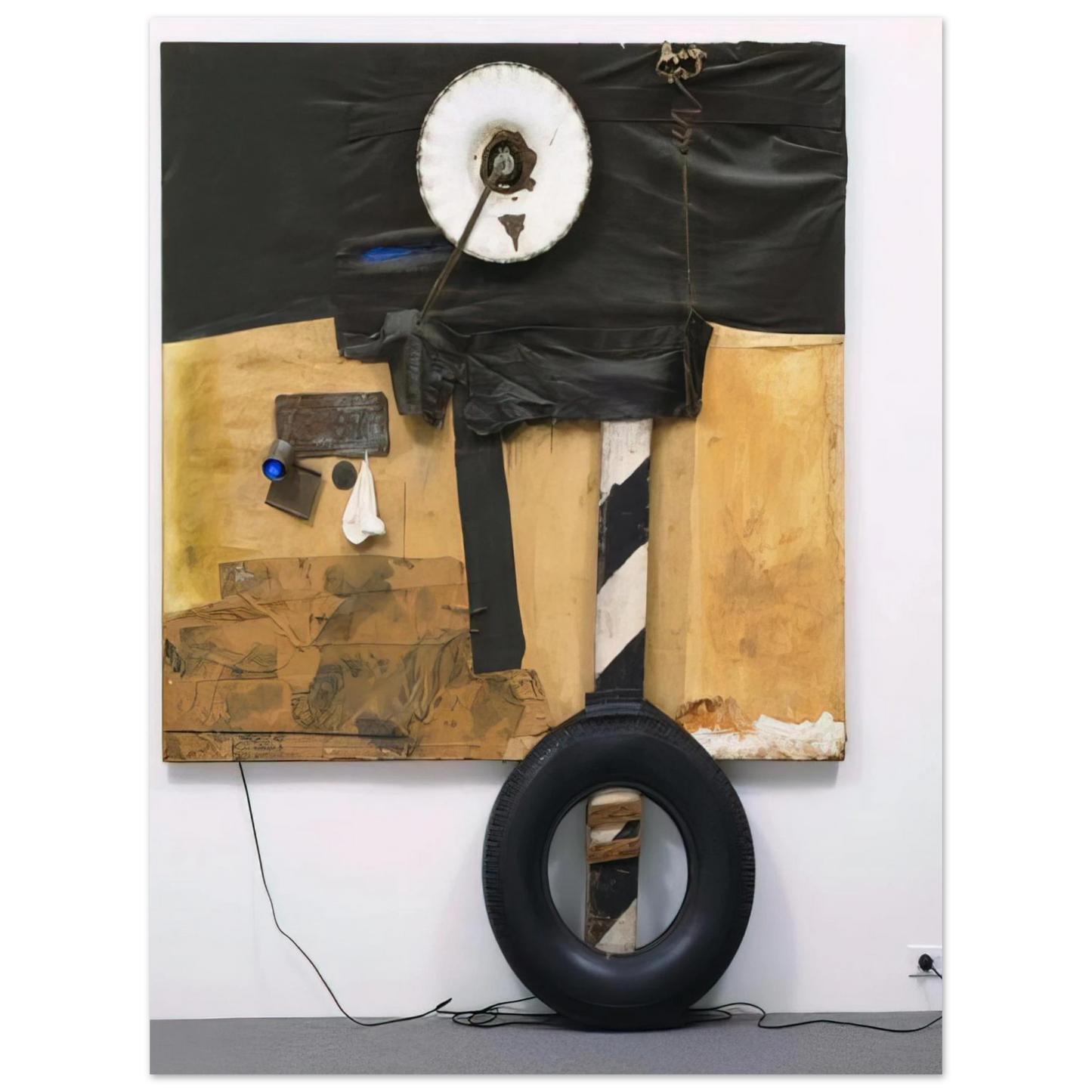 Robert Rauschenberg - FIRST LANDING JUMP 1961  75x100 cm / 30x40inches Fine Art Poster