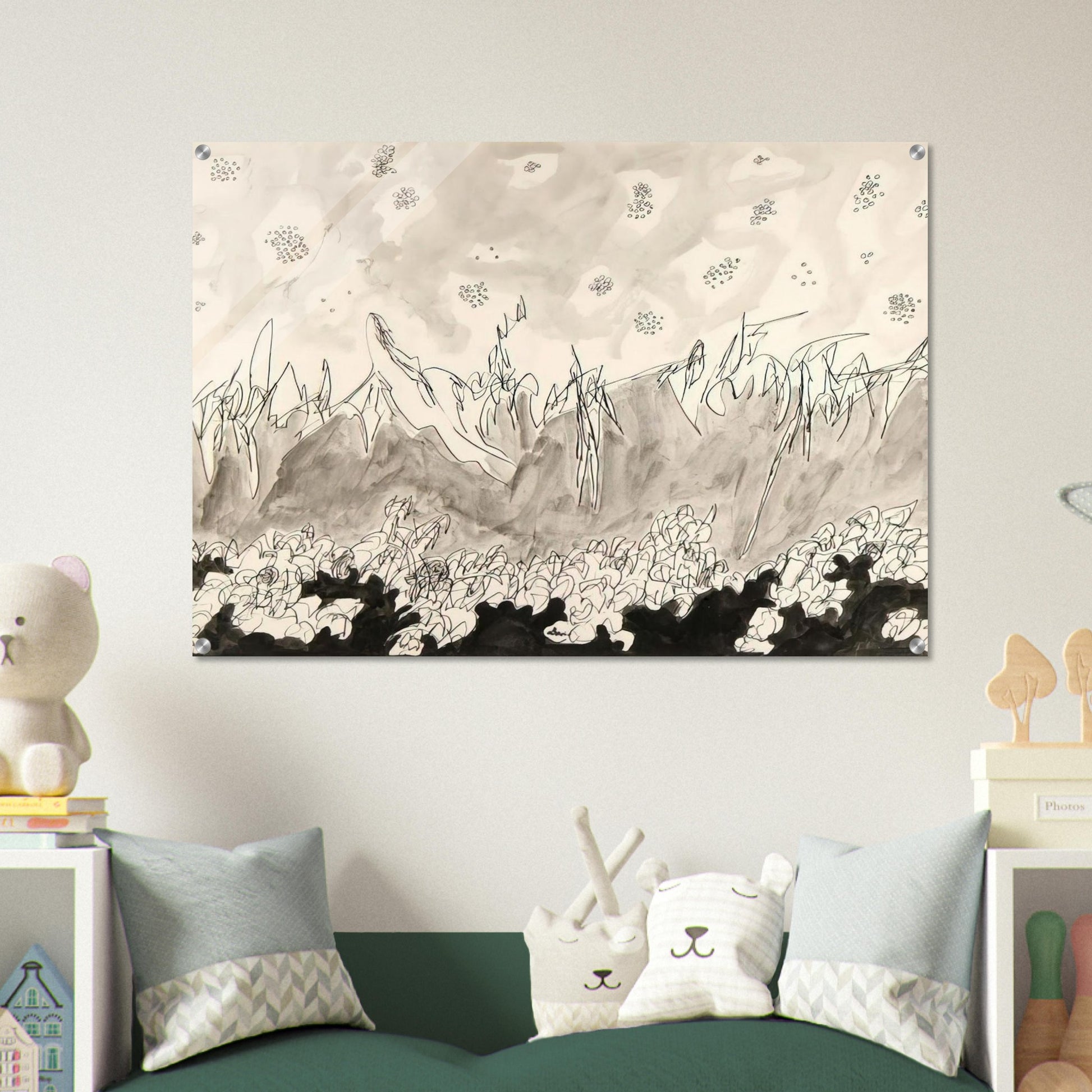 Seascape - 1952 - Gene Davis Acrylic Print - 70x100 cm / 28x40″ inches