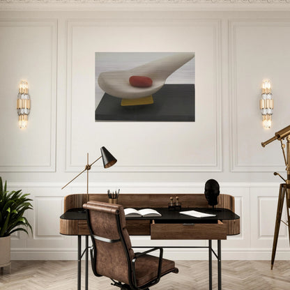 MOTHER AND EGG 1947 - Kurt Schwitters Brushed Aluminum Print - 70x100 cm / 28x40 inches | Kurt Schwitters Aluminum Print | Kurt Schwitters Prints