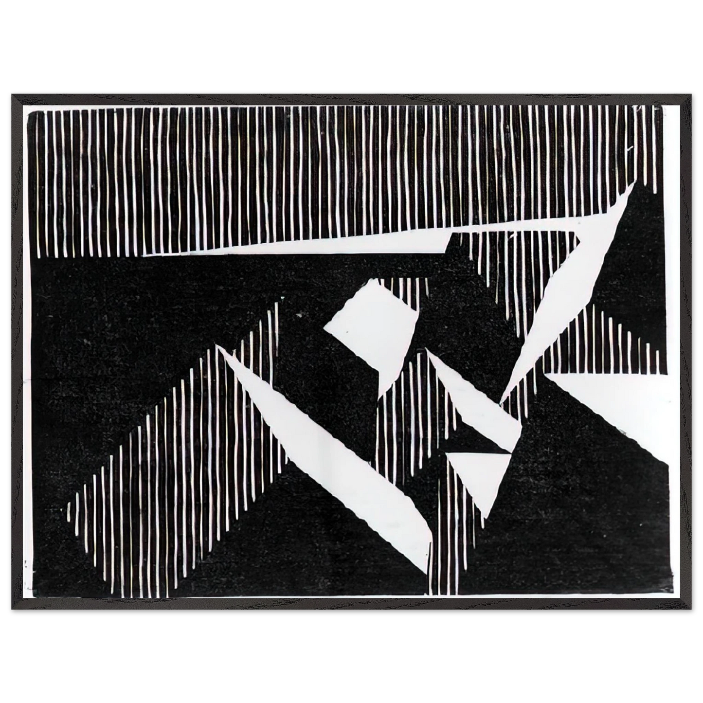 MC Escher - ESCHER (8) Wall Art - 60x80 cm / 24x32 inches - Premium Wooden Framed Poster With Fine Art Paper - Black frame