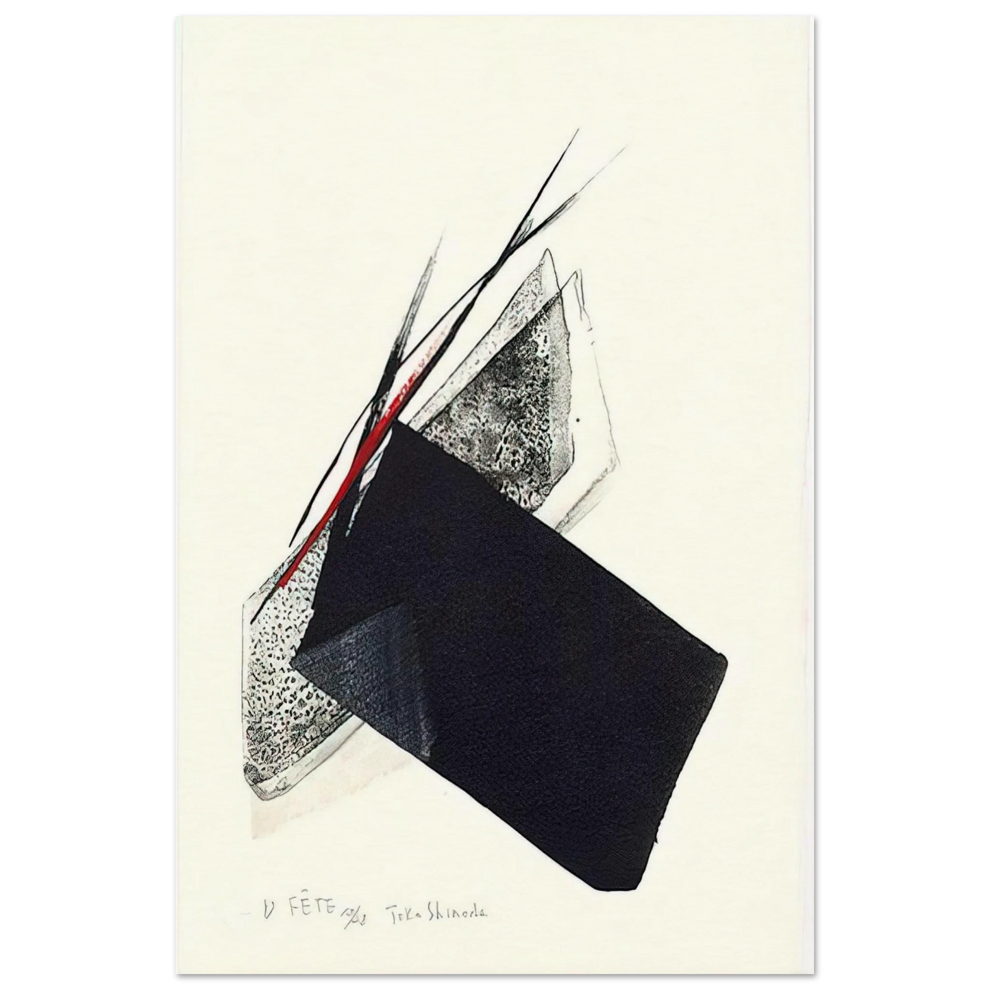 Fête - 1997 - Toko Shinoda Art Prints - 100x150 cm / 40x60″ inches | Toko Shinoda Poster | Toko Shinoda Prints