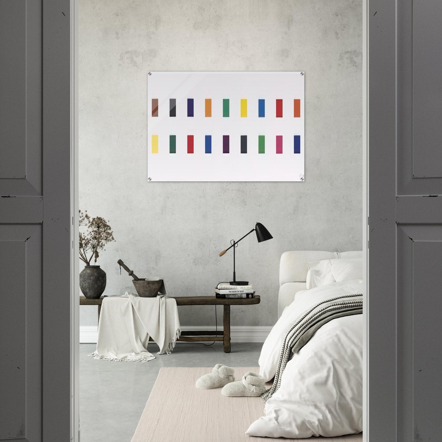 18 Colors  Cincinnati  - Ellsworth Kelly Acrylic Print - 70x100 cm / 28x40″ inches