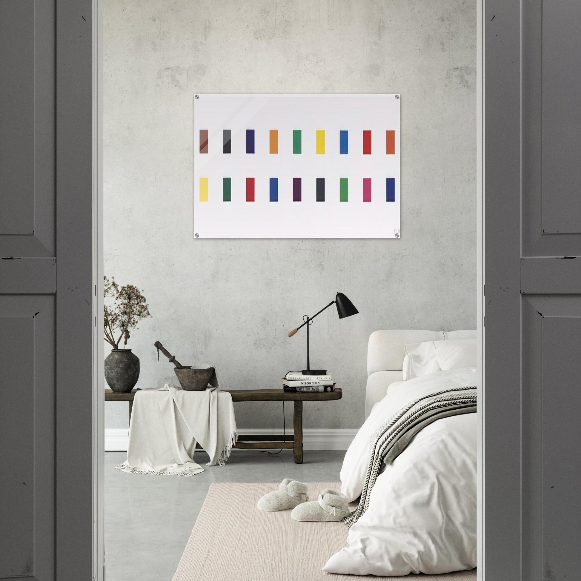 18 Colors  Cincinnati  - Ellsworth Kelly Acrylic Print - 70x100 cm / 28x40″ inches