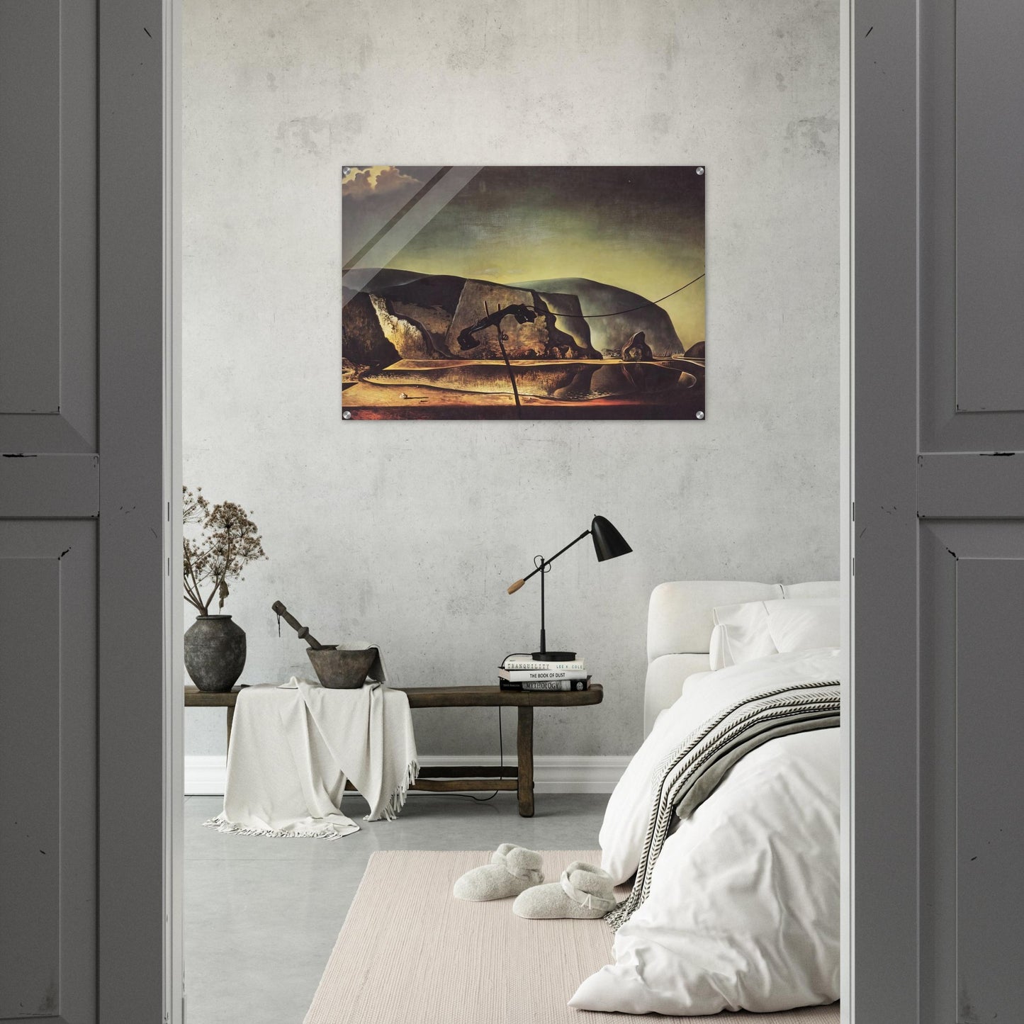 MOUNTAIN LAKE - Salvador Dali Acrylic Print - 70x100 cm / 28x40″ inches