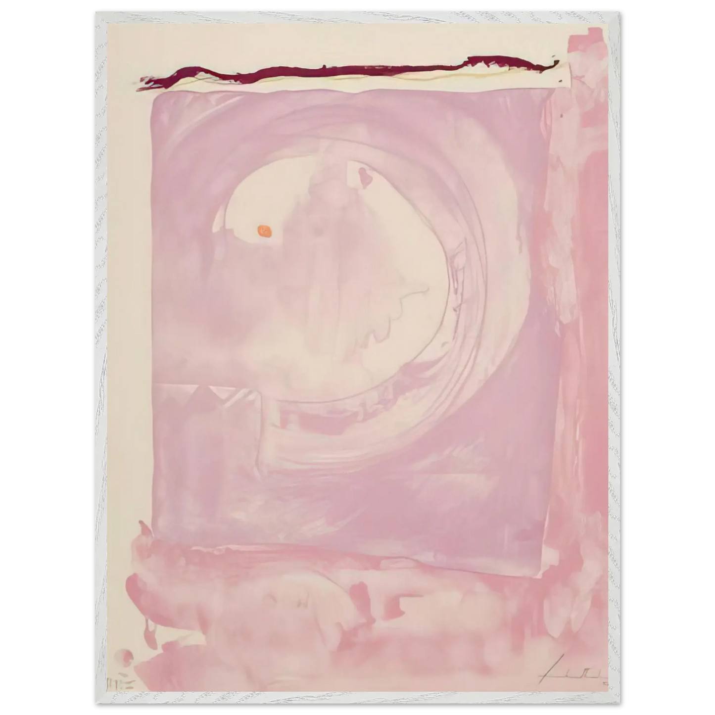Helen Frankenthaler - Reflections IX - 1995 Wall art - 21x29.7 cm / 8x12" - Fine Art Poster - -