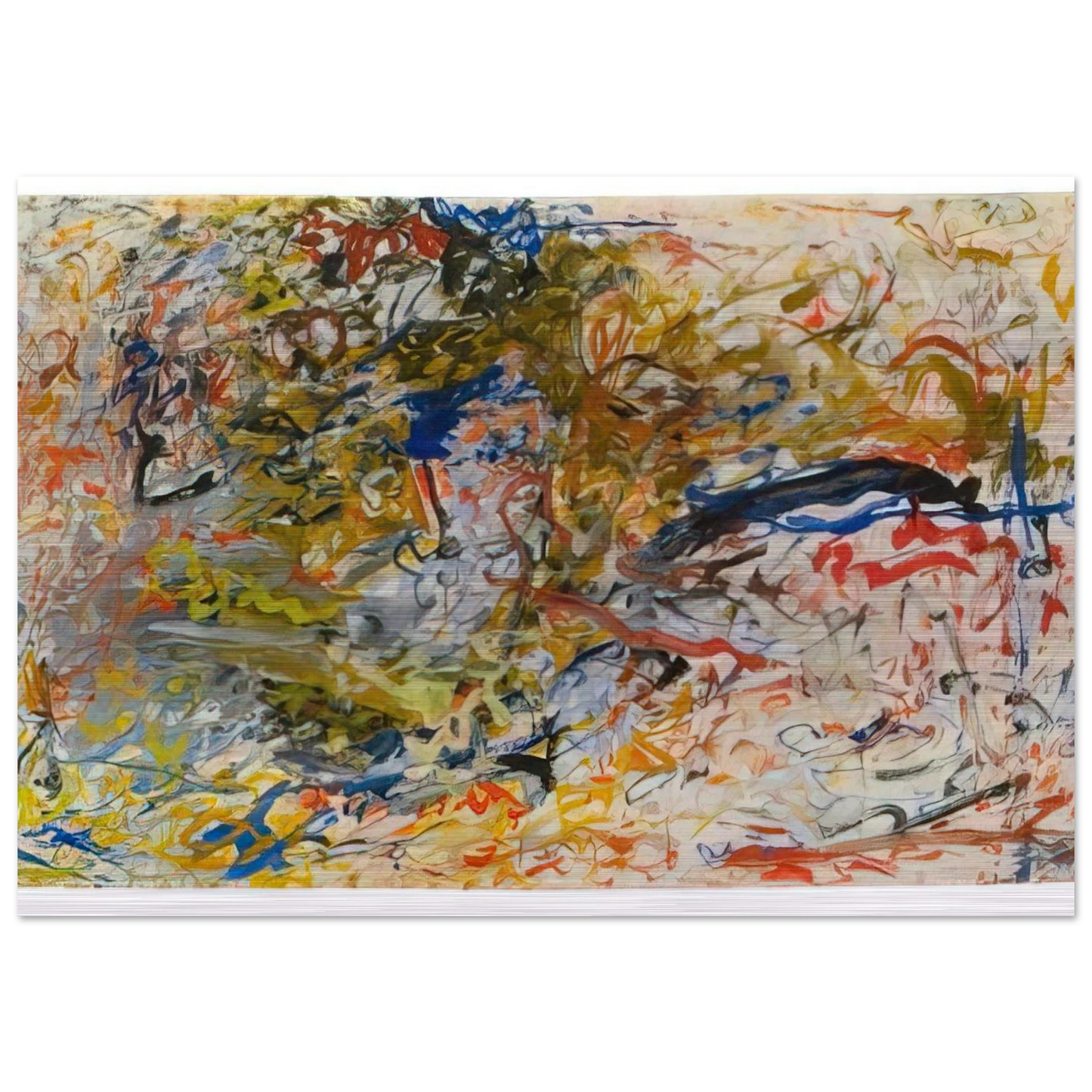 UNTITLED 1960 - Milton Resnick Brushed Aluminum Print - 70x100 cm / 28x40 inches | Milton Resnick Aluminum Print | Milton Resnick Prints