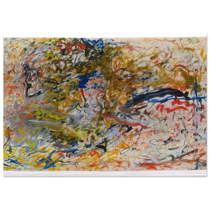 UNTITLED 1960 - Milton Resnick Brushed Aluminum Print - 70x100 cm / 28x40 inches | Milton Resnick Aluminum Print | Milton Resnick Prints