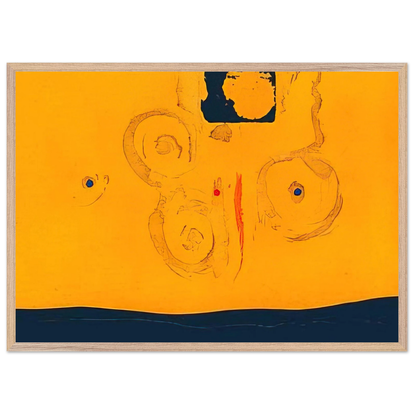 Helen Frankenthaler - Plaza Real - 1988 Wall art - 70x100 cm / 28x40 inches - Fine Art Poster-canvas - -