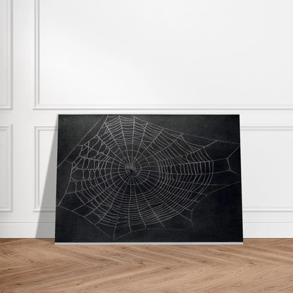 UNTITLED SPIDER WEB 2000 - Vija Celmins Brushed Aluminum Print - 70x100 cm / 28x40 inches | Vija Celmins Aluminum Print | Vija Celmins Prints