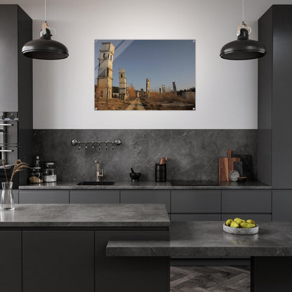 KIEFER S STUDIO COMPLEX AT BARJAC IN SOUTHERN FRANCE 2012 - Anselm Kiefer Acrylic Print - 70x100 cm / 28x40″ inches | Anselm Kiefer Wall Art | Anselm Kiefer Prints