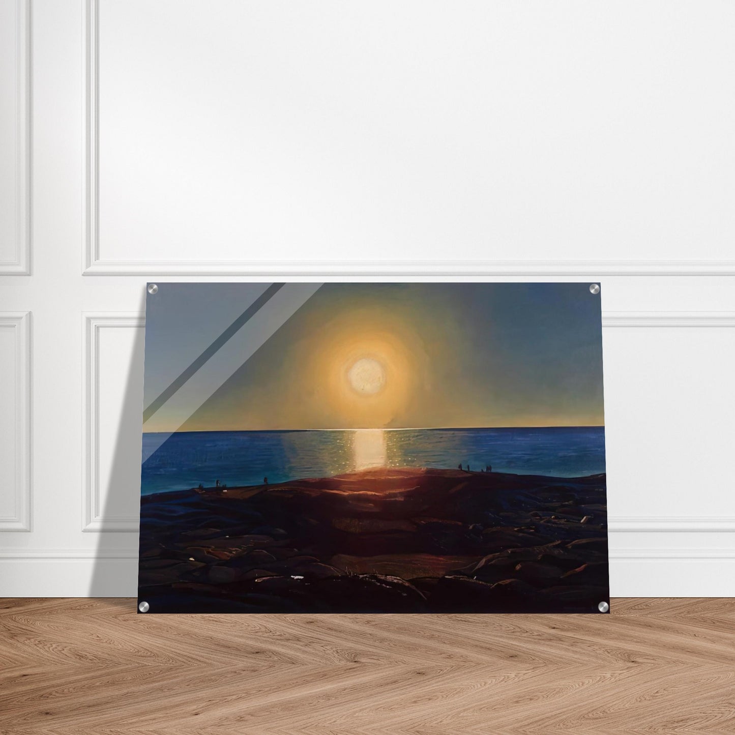 Calm and Free Maine Coast - Rockwell Kent Acrylic Print - 70x100 cm / 28x40″ inches