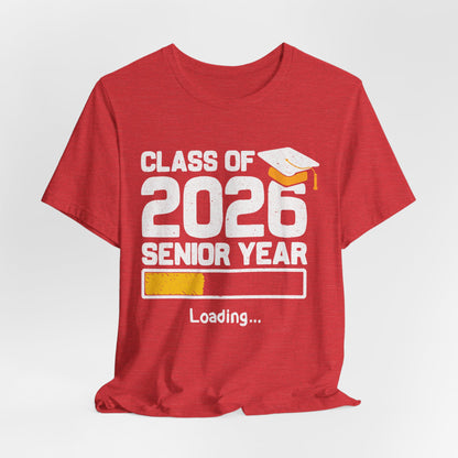 Abschluss-T-Shirt für den Jahrgang 2026, Abschluss-Shirt, Unisex-Abschlussgeschenk, Kleidung für Highschool-Absolventen, T-Shirt für Studienanfänger