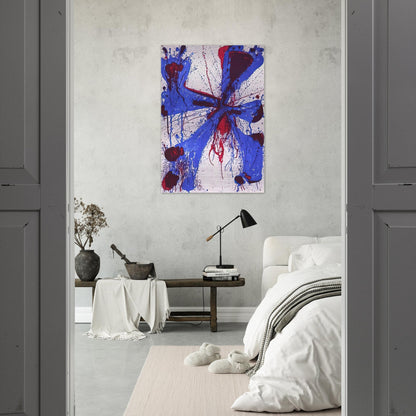 Damn Braces - Sam Francis Brushed Aluminum Print - 70x100 cm / 28x40 inches | Sam Francis Aluminum Print | Sam Francis Prints
