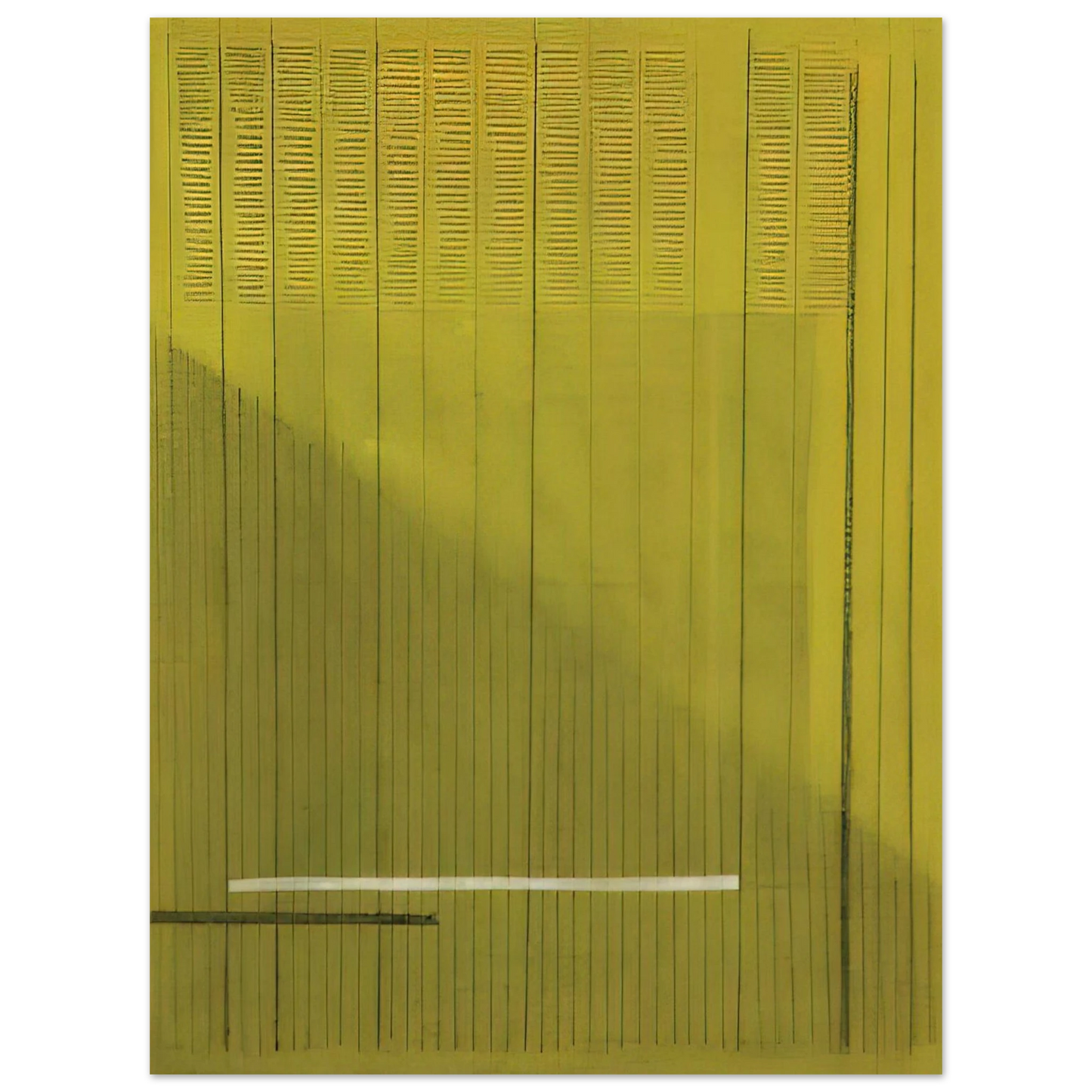 Bice Lazzari - Grigio  Giallo Gray and Yellow - 1966  75x100 cm / 30x40inches Fine Art Poster