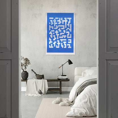 DOUBLE IMPRESSION IV 1978 - Anni Albers Brushed Aluminum Print - 70x100 cm / 28x40 inches | Anni Albers Aluminum Print | Anni Albers Prints