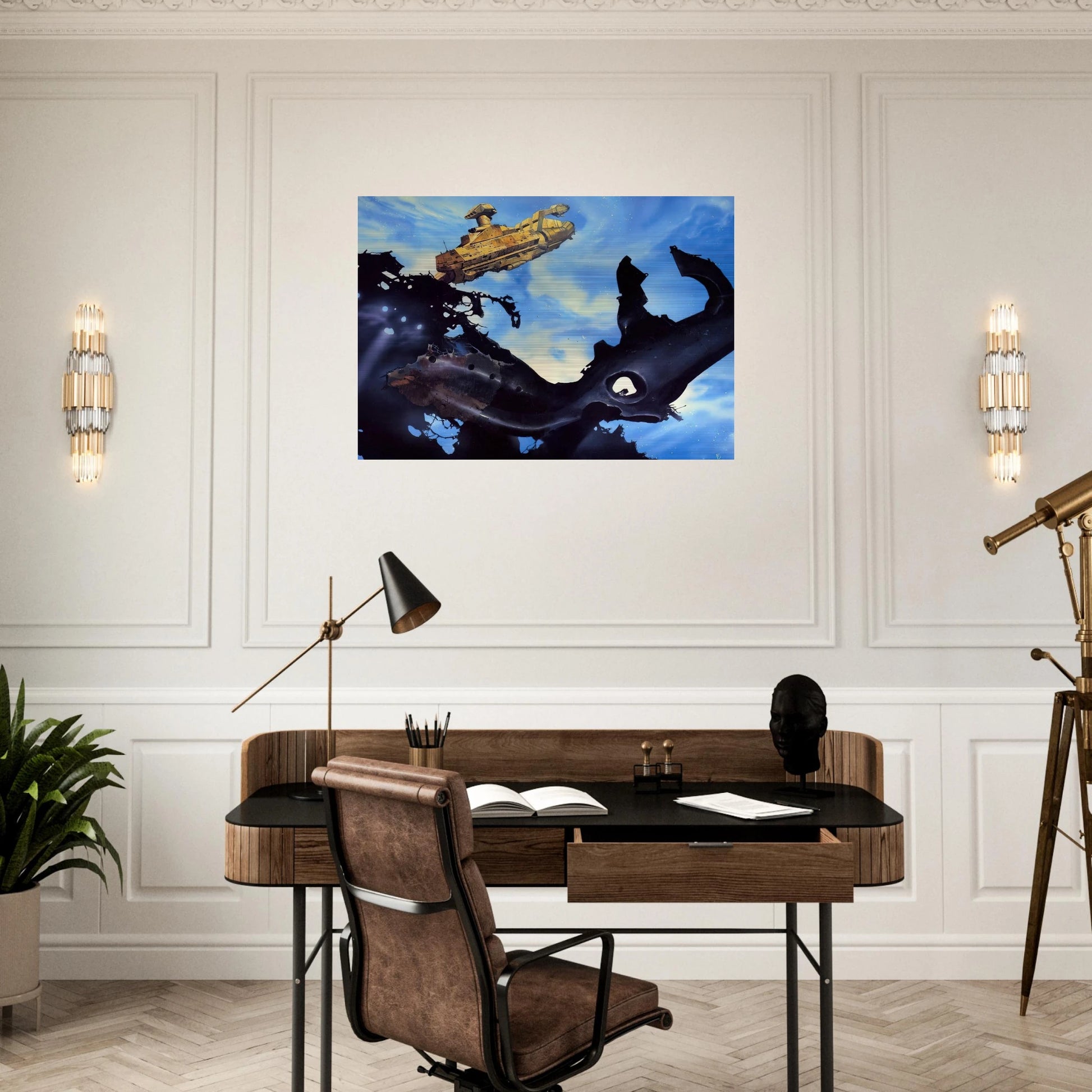 Chris Foss - Chris Foss Brushed Aluminum Print - 70x100 cm / 28x40 inches | Chris Foss Aluminum Print | Chris Foss Prints