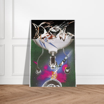 Where the Water Goes - James Rosenquist Brushed Aluminum Print - 70x100 cm / 28x40 inches | James Rosenquist Aluminum Print | James Rosenquist Prints