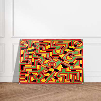 UNTITLED 1988 - Keith Haring Acrylic Print - 70x100 cm / 28x40″ inches | Keith Haring Art For Sale