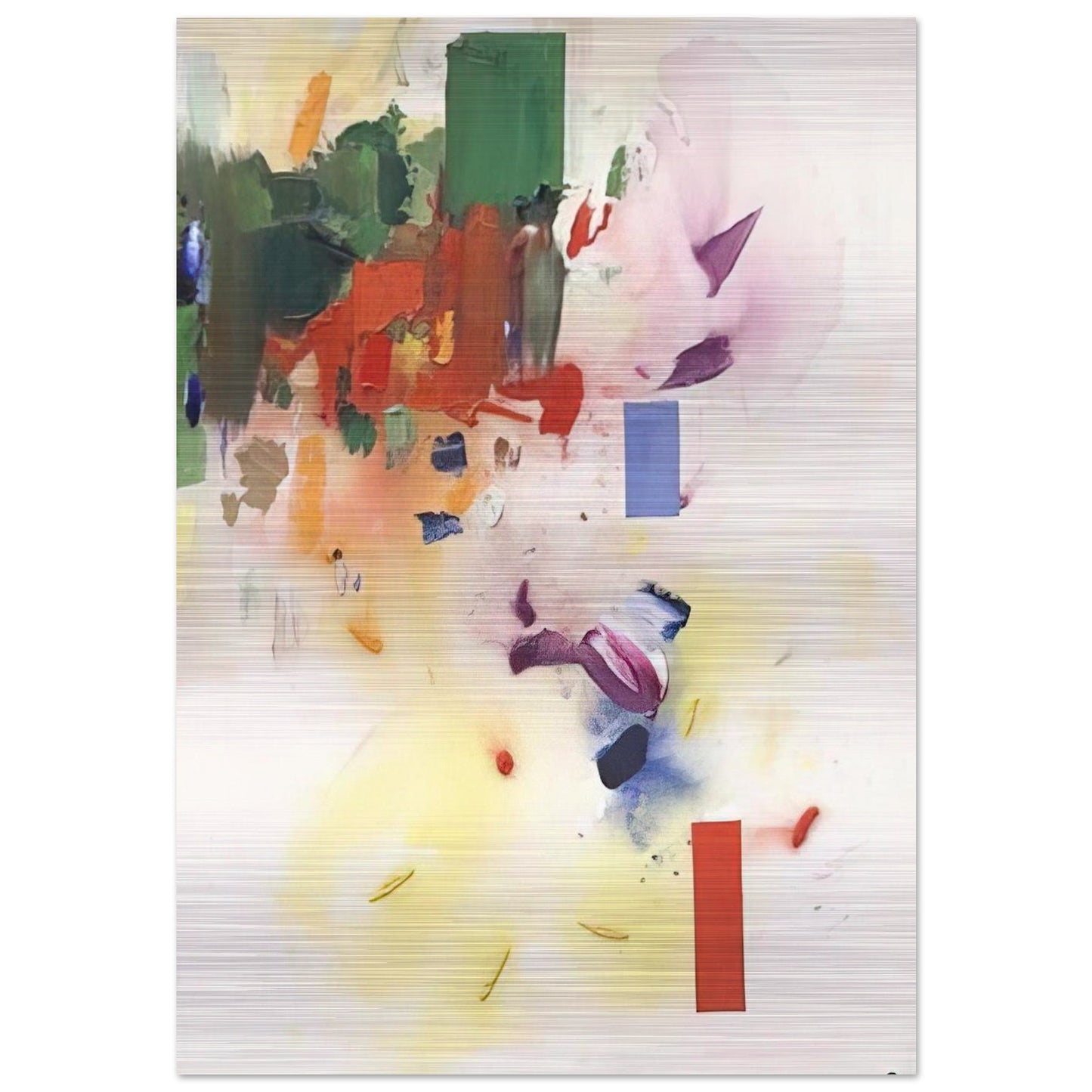 The Castle - Hans Hofmann Brushed Aluminum Print - 70x100 cm / 28x40 inches | Hans Hofmann Aluminum Print | Hans Hofmann Prints