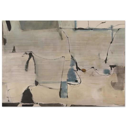Miller 22 - Richard Diebenkorn Brushed Aluminum Print - 70x100 cm / 28x40 inches | Richard Diebenkorn Aluminum Print | Richard Diebenkorn Prints