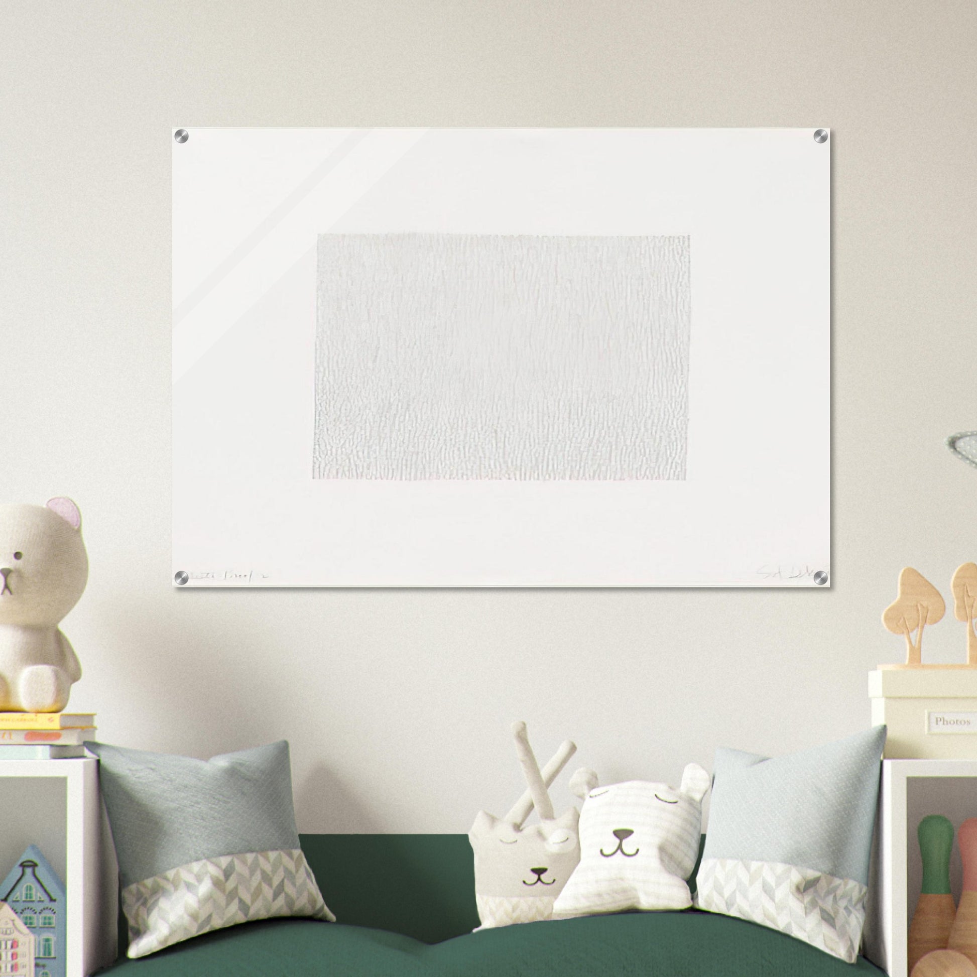 Vertical Lines, Not Touching - Sol LeWitt Acrylic Print - 70x100 cm / 28x40″ inches