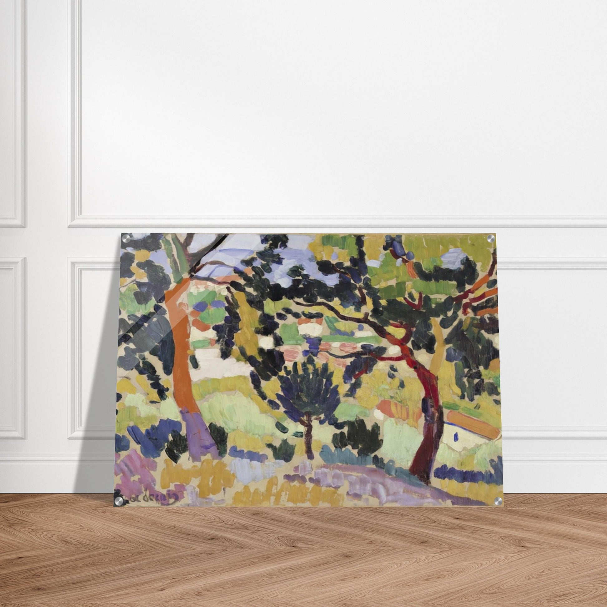 L ESTAQUE 1906 - Andre Derain Acrylic Print - 70x100 cm / 28x40″ inches | Andre Derain Wall Art | Andre Derain Prints