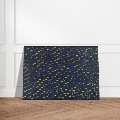 LATE NIGHT REFLECTIONS 1972 - Alma Woodsey Thomas Brushed Aluminum Print - 70x100 cm / 28x40 inches | Alma Woodsey Thomas Aluminum Print | Alma Woodsey Thomas Prints