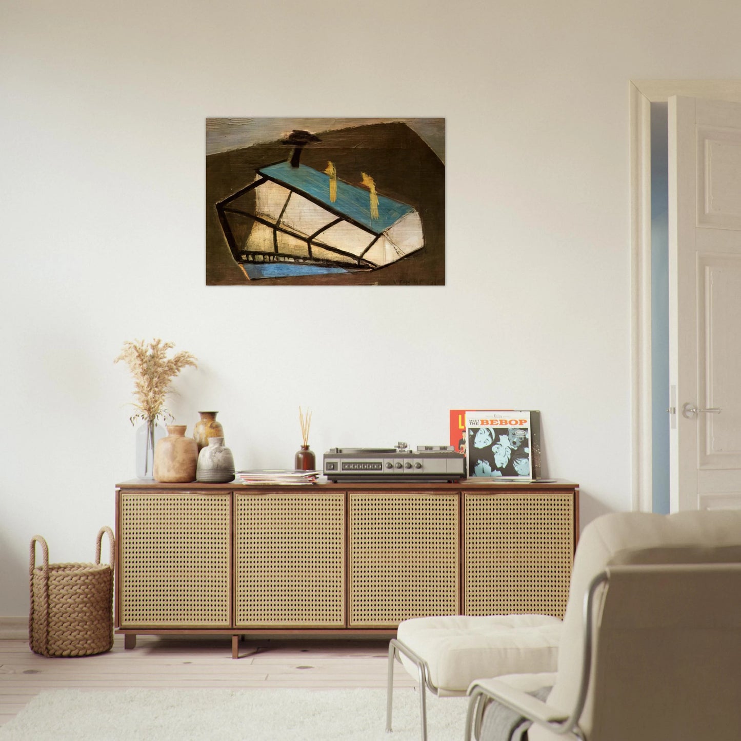 Cedar - 1932 - Maria Helena Vieira da Silva Brushed Aluminum Print - 70x100 cm / 28x40 inches | Maria Helena Vieira da Silva Aluminum Print | Maria Helena Vieira da Silva Prints