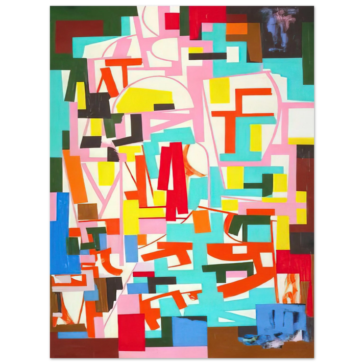 Ad Reinhardt - Untitled - 1940  75x100 cm / 30x40inches Fine Art Poster