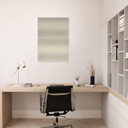 First Conversion - Robert Ryman Brushed Aluminum Print - 70x100 cm / 28x40 inches | Robert Ryman Aluminum Print | Robert Ryman Prints