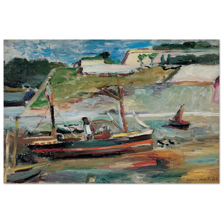 BELLE ILE LE PORT DE PALAIS 1896 - Henri Matisse Art Prints - 100x150 cm / 40x60″ inches | Henri Matisse Poster | Henri Matisse Prints