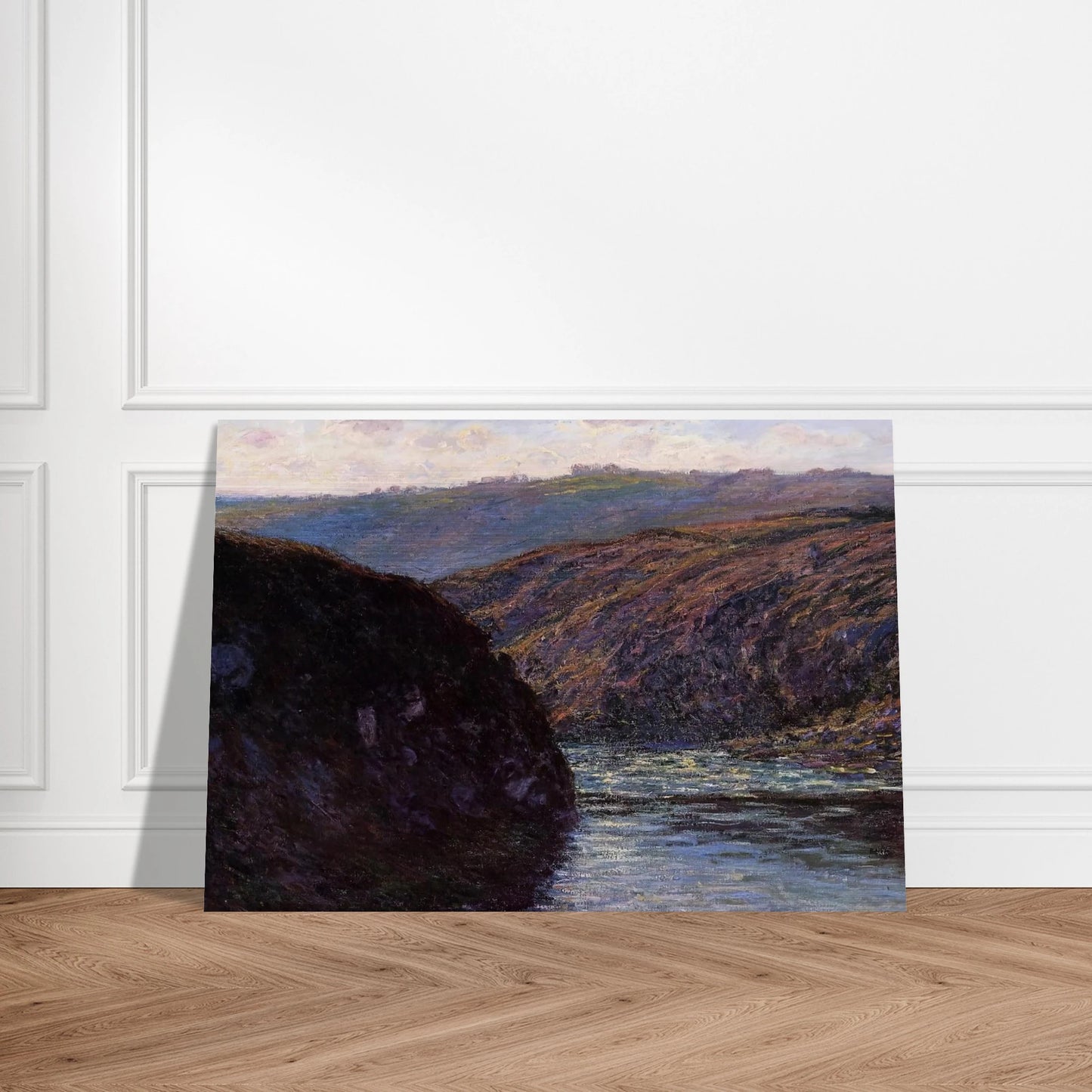 Valley of the Creuse, Afternoon Sunlight - claude monet Brushed Aluminum Print - 70x100 cm / 28x40 inches | claude monet Aluminum Print | claude monet Prints