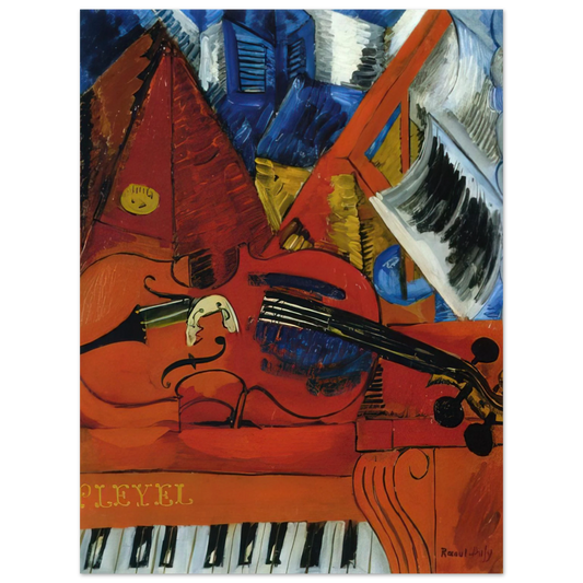 Raoul Dufy - THE VIOLIN 1916  75x100 cm / 30x40inches Fine Art Poster