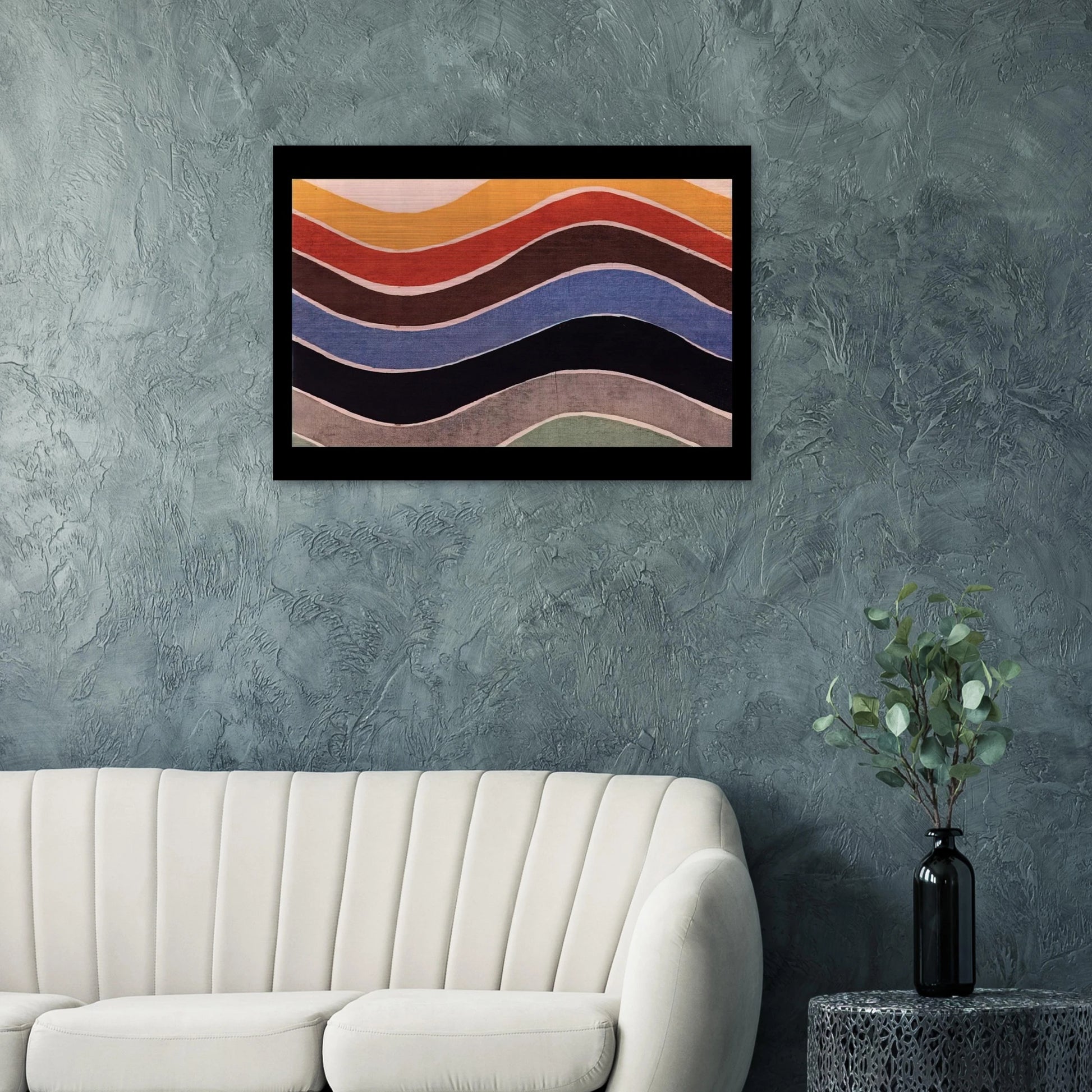 FABRIC PATTERN 1 - Sonia Delaunay Brushed Aluminum Print - 70x100 cm / 28x40 inches | Sonia Delaunay Aluminum Print | Sonia Delaunay Prints