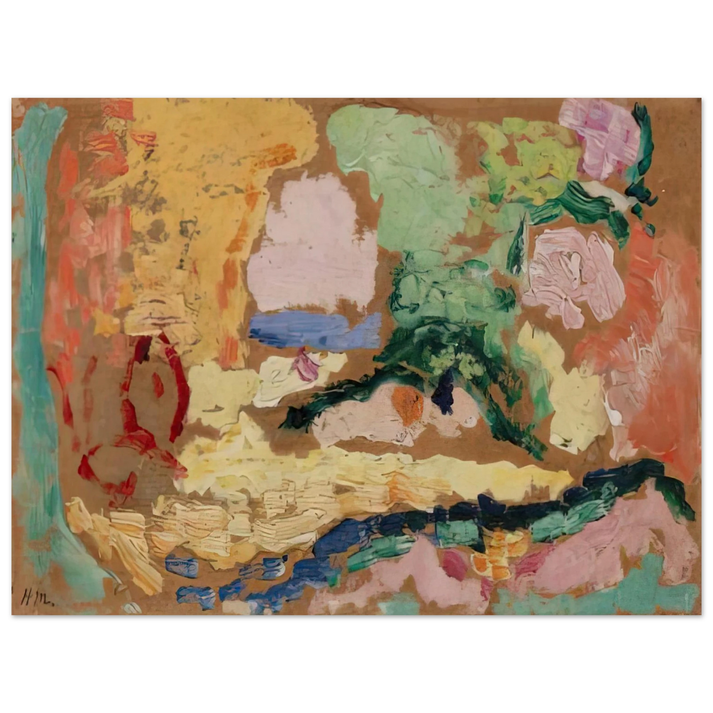 Henri Matisse - SKETCH FOR LE BONHEUR DE VIVRE 1906  75x100 cm / 30x40inches Fine Art Poster